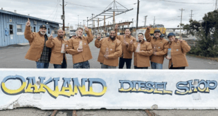 “It’s a tightknit group,” said UP Senior Manager Dave Victores of the railroaders at the Oakland, Calif., locomotive shop who have achieved a safety milestone. “They actively care and look out for each other.” (UP Photograph)